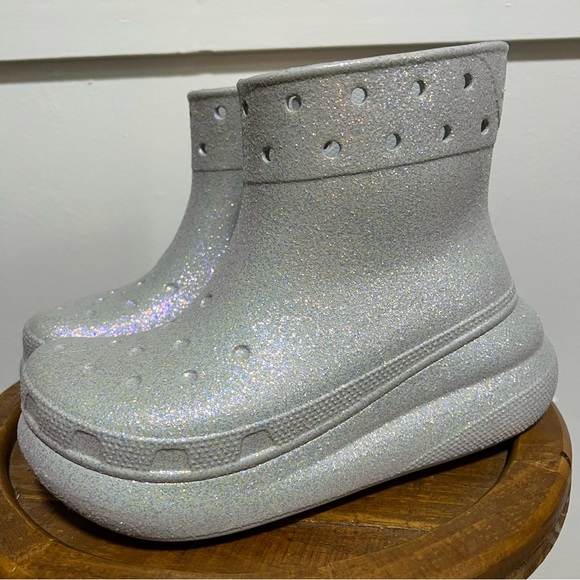 CROCS Shoes - Crocs Classic Glitter Crush Rain Boots